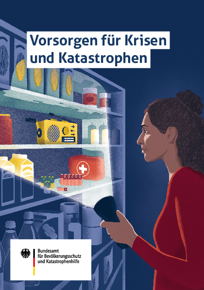 Flyer zur Vorsorge für Krisen und Katastrophen (BKK)